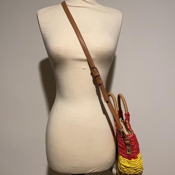 BP by Nordstrom woven straw handbag multi … - Picture 7 of 7